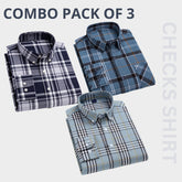 Premium Imported 100% High Quality Check Shirt | Full/Half Sleeve | With Pocket |(FS-156)